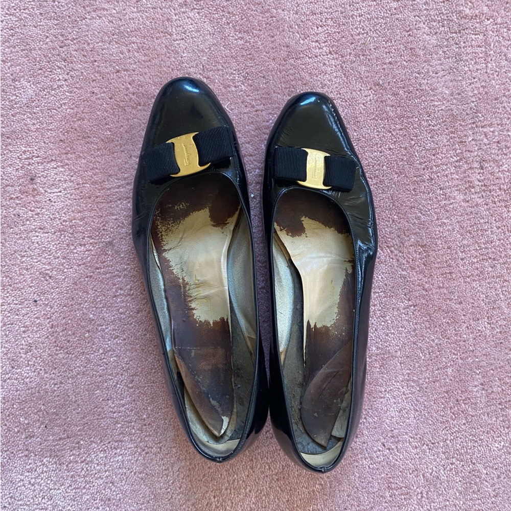 Well-Loved Ferragamo Pumps
